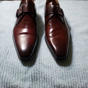 Men's burgundy shoes by Magnanni.